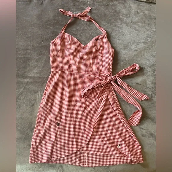 RARE: Fashion Brand Company I Love Bugs picnic dress WITH MATCHING SCRUNCHIE!! - Picture 1 of 8